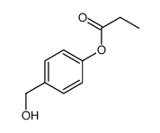 Benzenemethanol, 4-(1-oxopropoxy)- (9CI)结构式