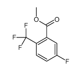 methyl 5-fluoro-2-(trifluoromethyl)benzoate结构式