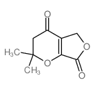 3,3-dimethyl-2,8-dioxabicyclo[4.3.0]non-10-ene-5,9-dione结构式