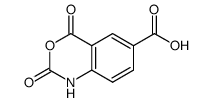 2,4-二氧代-2,4-二氢-1H-苯并[1,3]恶嗪-6-羧酸结构式