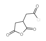 3-Furanacetyl chloride,tetrahydro-2,5-dioxo-结构式