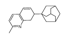 7-(1-adamantyl)-7,8-dihydro-2-methylquinoline结构式