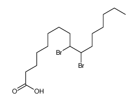 9,10-dibromopalmitic acid结构式