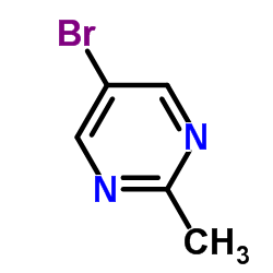 2-甲基-5-溴嘧啶结构式