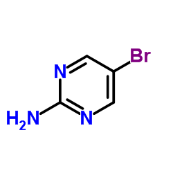 2-氨基-5-溴嘧啶结构式
