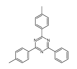 2,4-bis(4-methylphenyl)-6-phenyl-1,3,5-triazine结构式