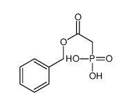 (2-oxo-2-phenylmethoxyethyl)phosphonic acid结构式