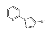 2-(4-溴吡唑-1-基)吡啶结构式