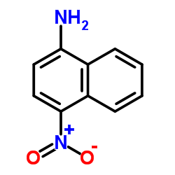 1-氨基-4-硝基萘结构式