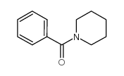 1-苯甲酰基哌啶结构式