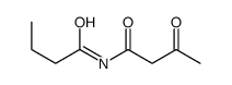 N-butanoyl-3-oxobutanamide结构式