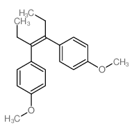 alpha;,alpha;prime;-DIETHYL-4,4′-DIMETHOXYSTILBENE结构式