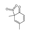 4,6-dimethyl-6-nitrocyclohexa-2,4-dienone结构式
