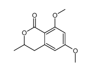6,8-dimethoxy-3-methyl-3,4-dihydroisocoumarin结构式