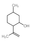 异胡薄荷醇结构式