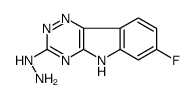 (7-fluoro-5H-[1,2,4]triazino[5,6-b]indol-3-yl)hydrazine结构式