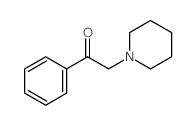 1-phenyl-2-(1-piperidyl)ethanone结构式