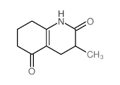 3-METHYL-1,3,4,5,7,8-HEXAHYDRO-2,6-QUINOLINEDIONE结构式