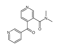 N,N-dimethyl-4-nicotinoylnicotinamide结构式