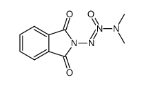 (Z)-1-(1,3-dioxoisoindolin-2-yl)-3,3-dimethyltriaz-1-ene 2-oxide结构式