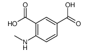 Isophthalic acid, 4-(methylamino)-结构式