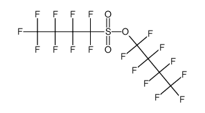 perfluorobutyl 1,1,2,2,3,3,4,4,4-nonafluorobutane-1-sulfonate结构式