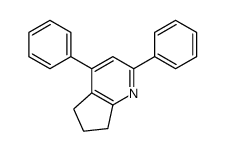 2,4-diphenyl-6,7-dihydro-5H-cyclopenta[b]pyridine结构式