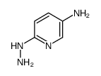 6-hydrazinylpyridin-3-amine结构式