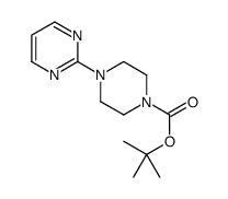 tert-butyl 4-pyrimidin-2-ylpiperazine-1-carboxylate结构式