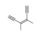 (Z)-3,4-dimethylhexa-3-en-1,5-diyne结构式