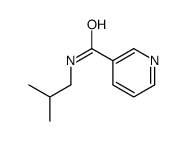 N-(2-methylpropyl)pyridine-3-carboxamide结构式
