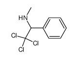 N-[1-Phenyl-2,2,2-trichlor-aethyl]-methylamin结构式