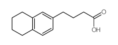 2-Naphthalenebutanoic acid, 5,6,7,8-tetrahydro-结构式