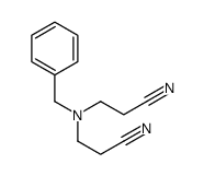 3-[BENZYL-(2-CYANO-ETHYL)-AMINO]-PROPIONITRILE结构式