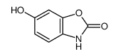 6-羟基-2-苯并噁唑啉酮结构式
