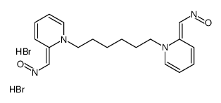 oxo-[(E)-[1-[6-[(2E)-2-(oxoazaniumylmethylidene)pyridin-1-yl]hexyl]pyridin-2-ylidene]methyl]azanium,dibromide结构式