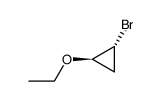 (1R,2R)-1-bromo-2-ethoxycyclopropane结构式
