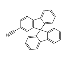 9,9'-spirobi[fluorene]-2-carbonitrile结构式