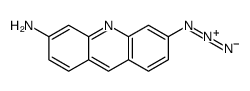 6-azidoacridin-3-amine结构式