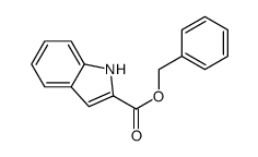 1H-indole-2-carboxylic acid benzyl ester结构式
