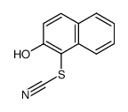 Thiocyansaeure-(2-hydroxy-naphthyl-(1)-ester)结构式