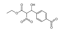 ethyl 3-hydroxy-2-nitro-3-(4-nitrophenyl)propionate结构式