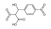3-hydroxy-2-nitro-3-(4-nitrophenyl)propanoic acid结构式