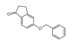 5-(苄氧基)-2,3-二氢-1H-茚-1-酮结构式
