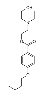 2-[ethyl(2-hydroxyethyl)amino]ethyl 4-butoxybenzoate结构式