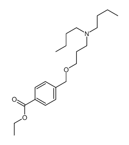 ethyl 4-[3-(dibutylamino)propoxymethyl]benzoate结构式