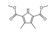 2,5-bis(methoxycarbonyl)-3,4-dimethylpyrrole结构式