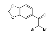 1-(1,3-benzodioxol-5-yl)-2,2-dibromoethanone结构式