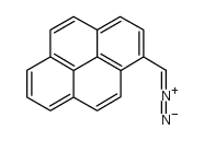 1-芘基二氮杂甲烷结构式