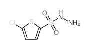 5-氯噻吩-2-磺酰基肼结构式